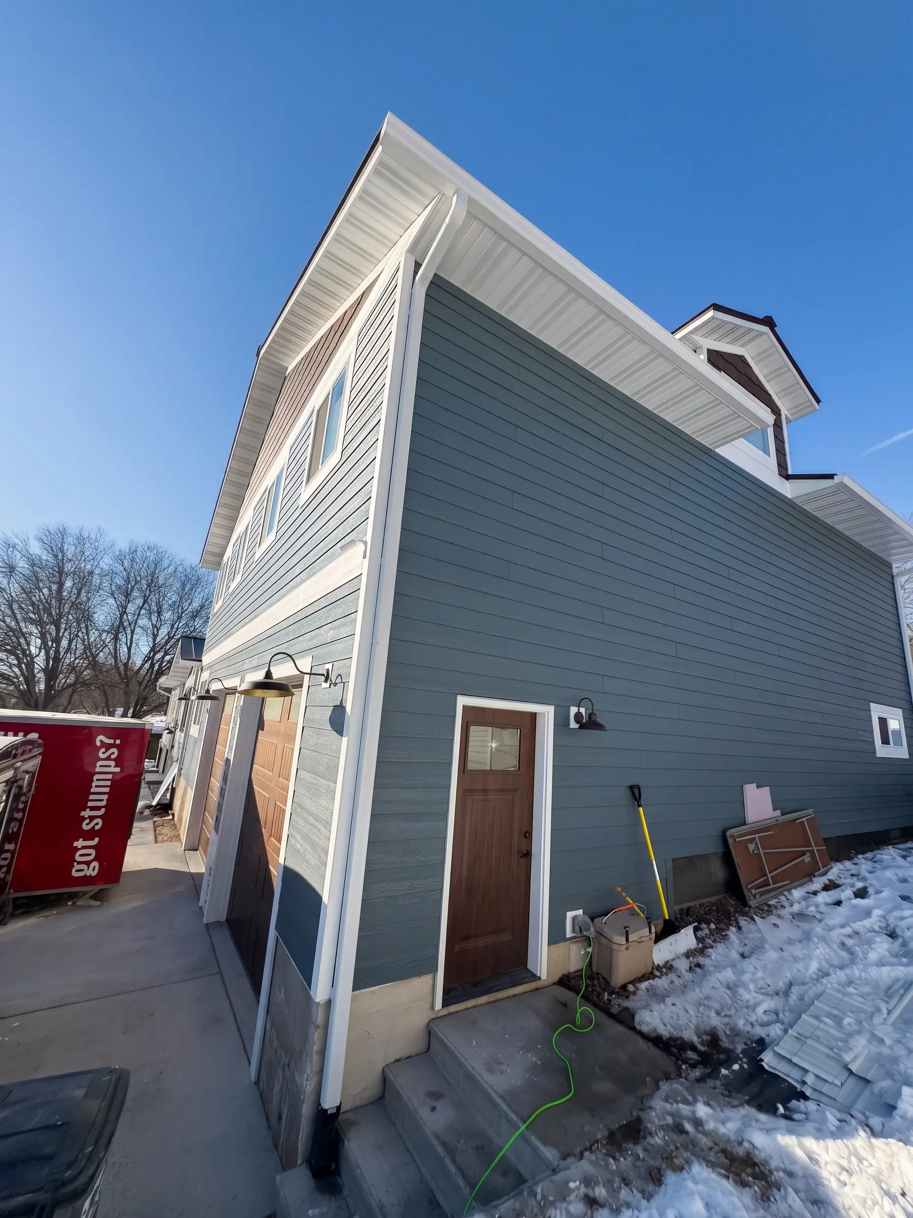 Exterior siding and roofing project by Onsite Contractors